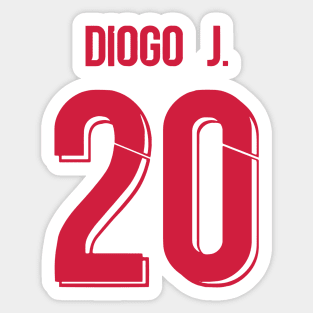 Diogo Jota  third Jersey Sticker
